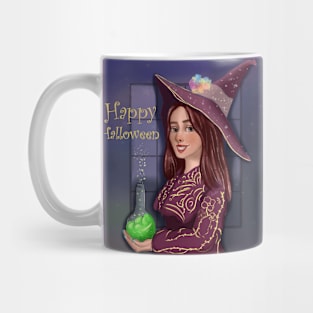 Halloween Cute Witch Mug